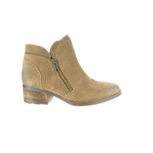 Born Womens Malta Taupe Ankle Boots Size 6.5 Medium (B, M)